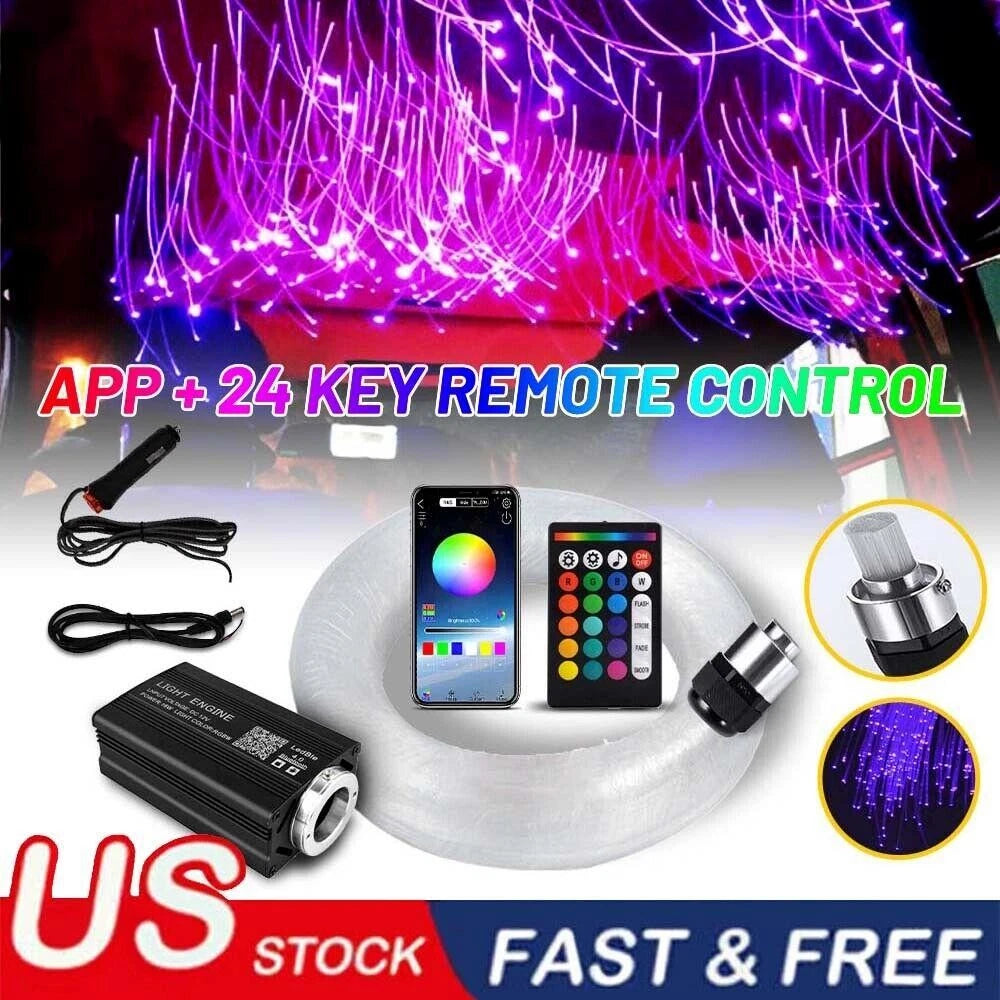 500pc Fiber Optic Star Light Kit for Home Car Roof Ceiling