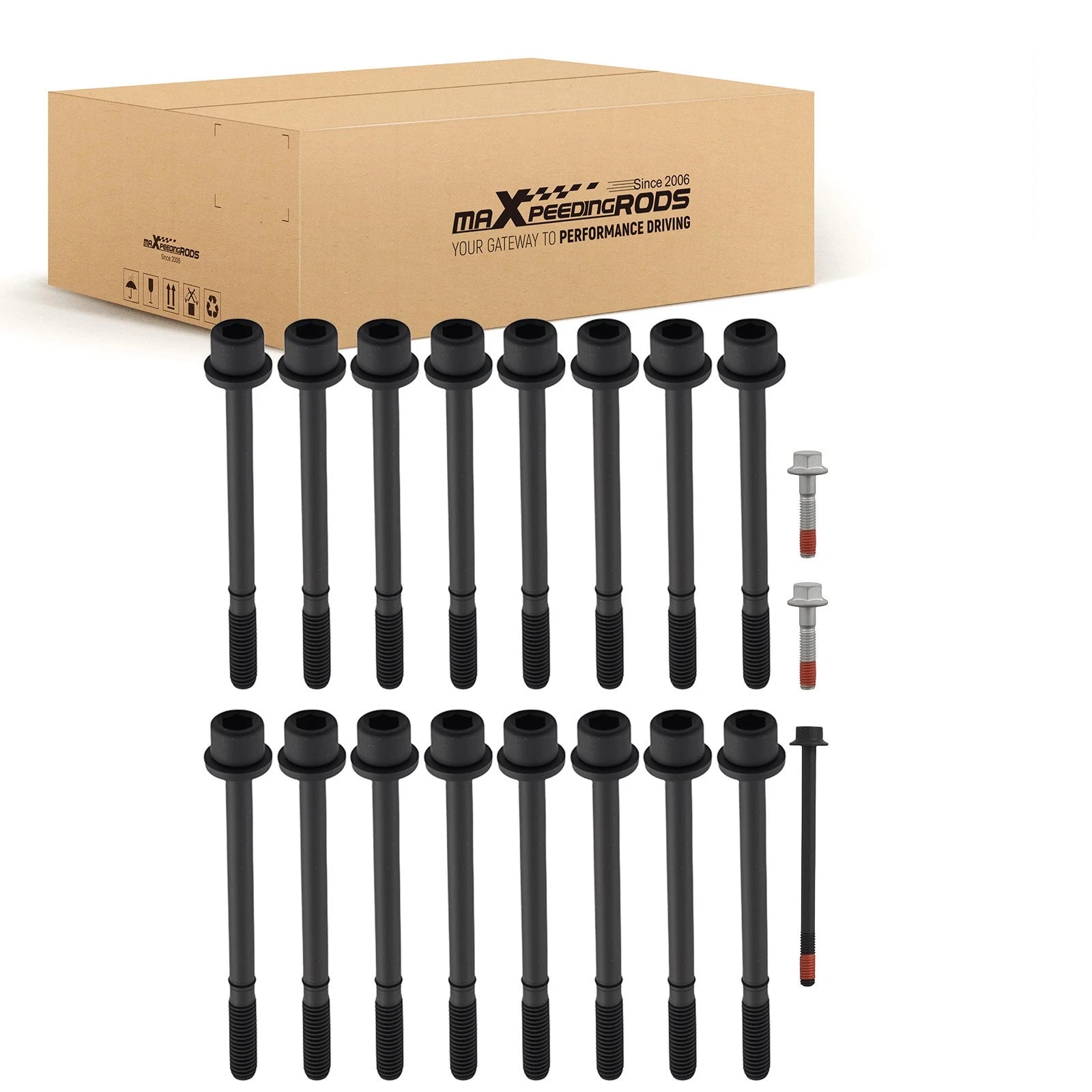 Head Bolt Set for Chevy Buick Isuzu 2.8L 3.5L 2002–2010