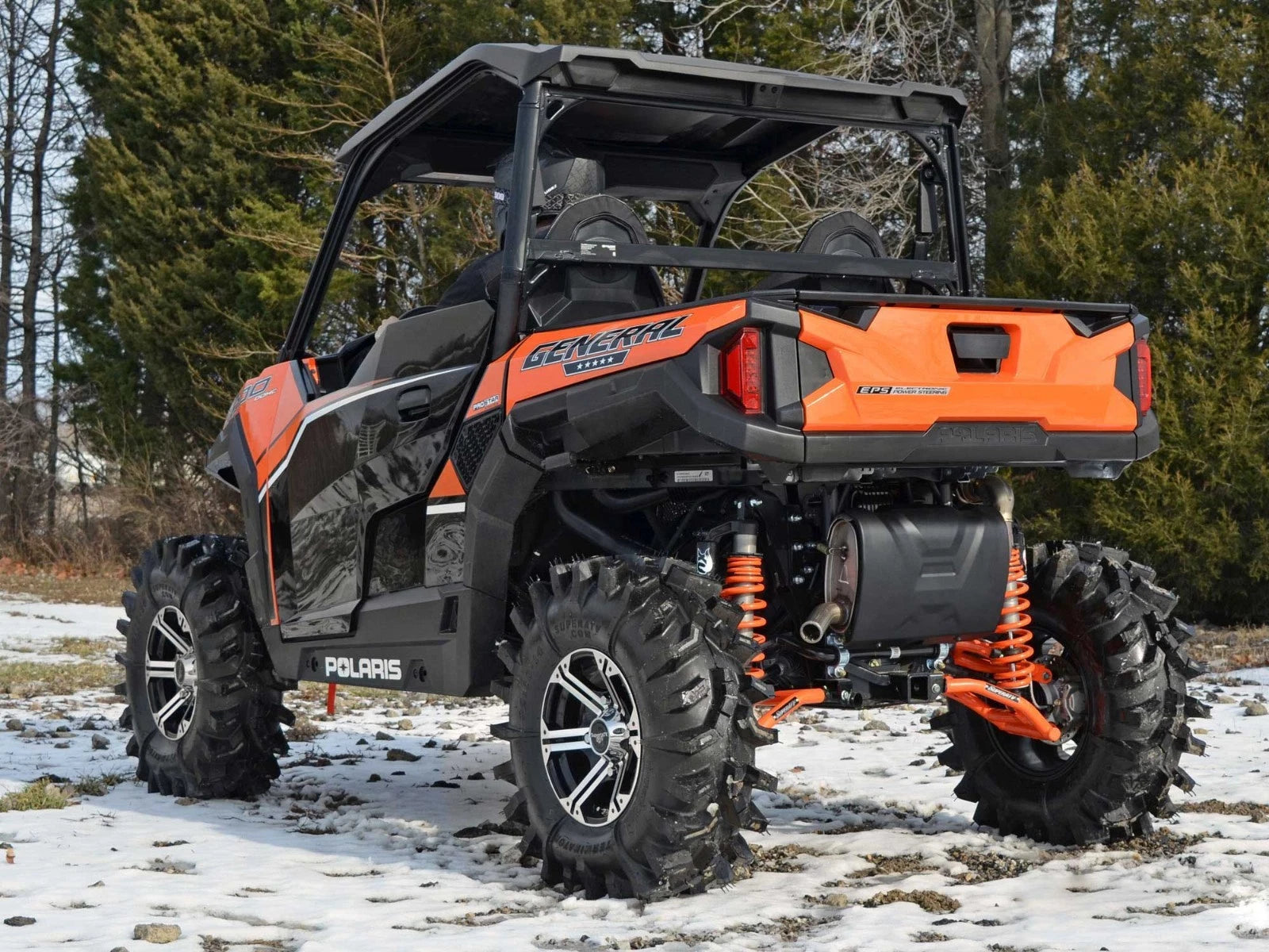 SuperATV High Clearance Rear Offset A-Arms for Polaris General 1000 / 4 (2016–2023)
