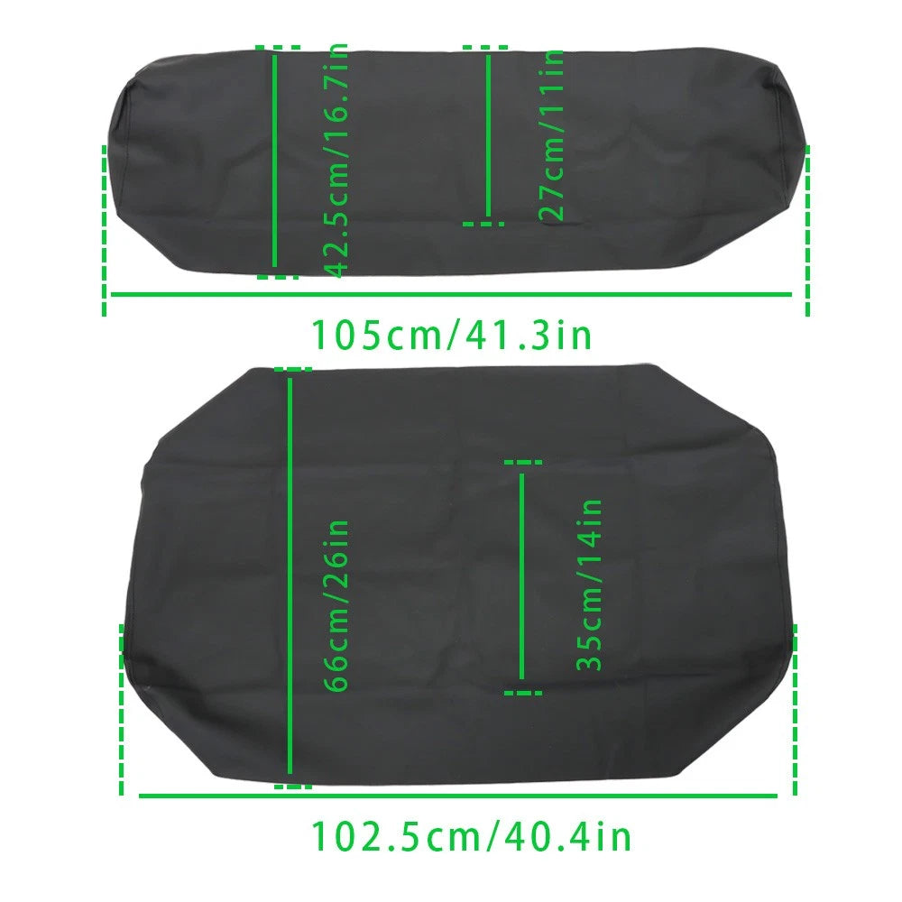 Replacement Seat Cover for Kawasaki Mule 2500 2510 3000 3010 (2000–2023)