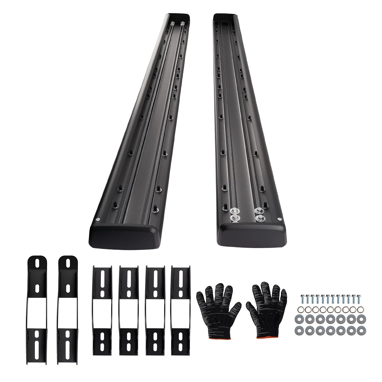 Black Nerf Bars Side Step for Toyota Tundra Double Cab (2007–2021)