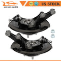 Set of 2 Front Steering Knuckle Wheel Hub Bearings for Honda Civic (2003–2005)