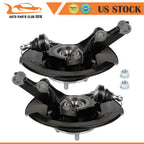 Set of 2 Front Steering Knuckle Wheel Hub Bearings for Honda Civic (2003–2005)