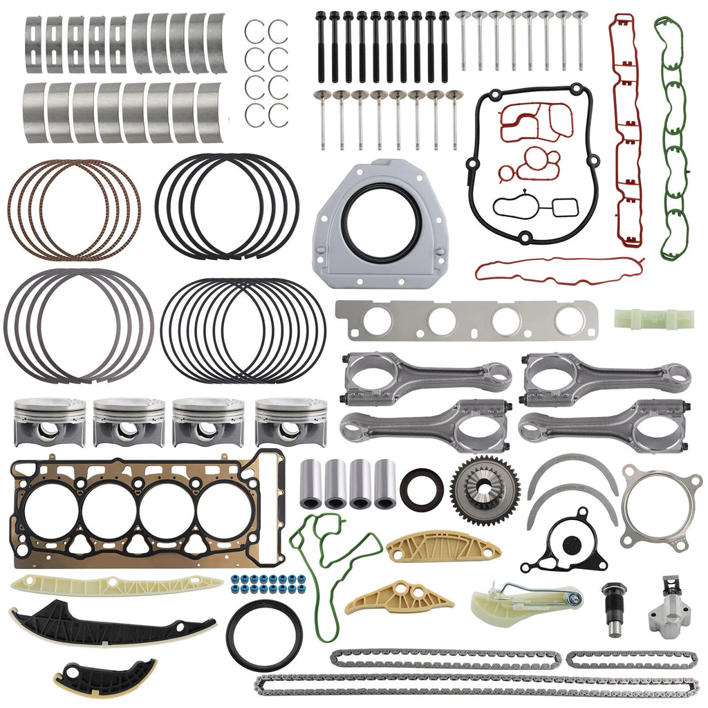 Engine Overhaul Rebuild Kit & Rods for VW Audi 2.0 TFSI (2006–2016)