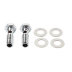 Chrome Head Breather Bolts for Harley Road King FLHR, Softail FXST (1994-1999)