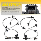 2X ABS Wheel Speed Sensor for Honda Civic (2012–2015)