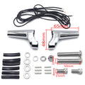 Chrome 39mm Turn Signal Relocation Kit for Harley XL (1988–2022)