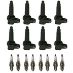 Set of 8 Ignition Coils & Spark Plugs for Toyota Tundra Sequoia (2000–2006)
