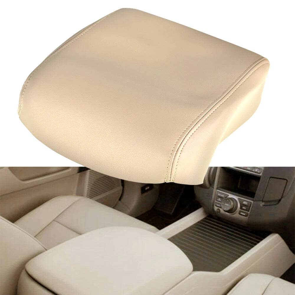 Leather Center Console Armrest Cover for Honda Pilot (2009–2015)
