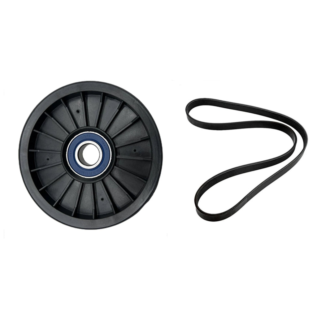 Serpentine Belt & Pulley for MerCruiser 4.3 5.0 5.7 (57-865615Q04, 864625T)