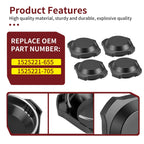 Set of 4 Center Hub Wheel Rim Caps for Polaris RZR XP 1000 / XP 4 1000 (2024–2025)
