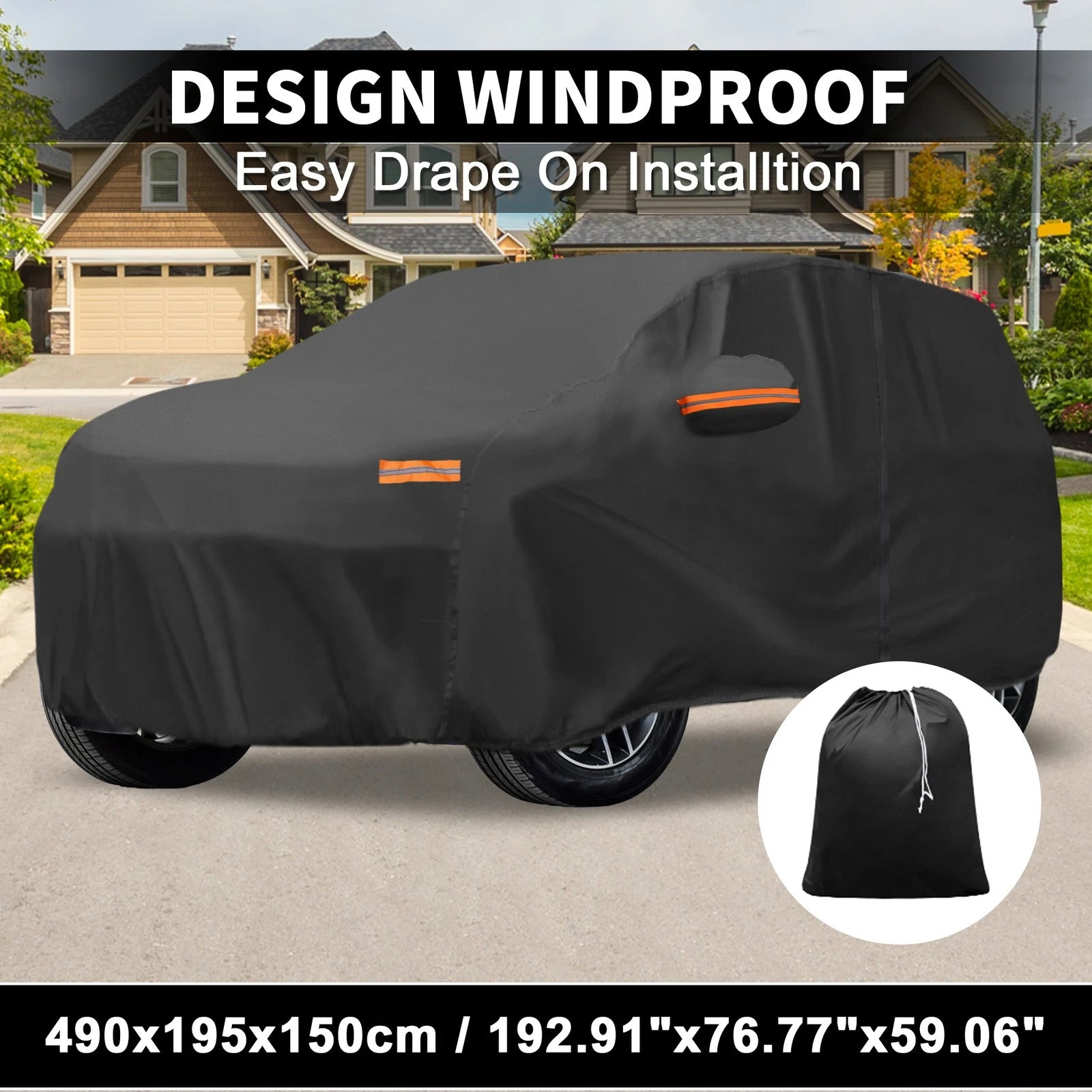 Waterproof 210D-PU Car Cover for Ford Edge (2015–2023)