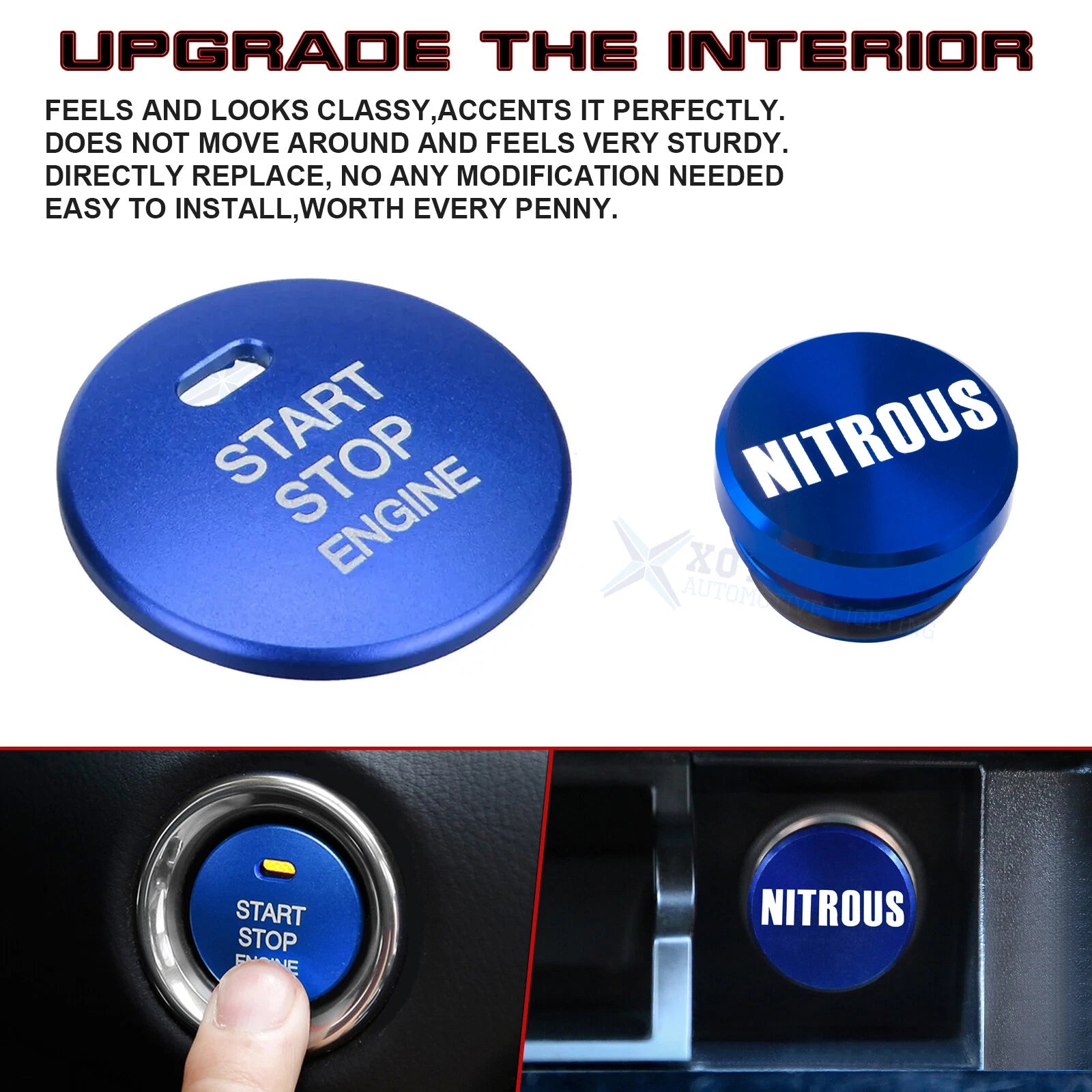 Nitrous Button Trim for Mazda 3 and CX-3 (2014-2021)