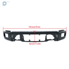 Front Bumper Face Bar Steel for Ford F-150 (2024–2025) Black Without Sensor Holes