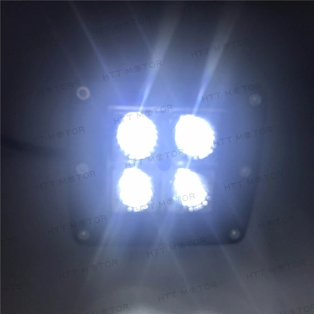 2X 12W Cree LED Fog Lights for Toyota Tundra (2014–2023) with Mounting Bracket