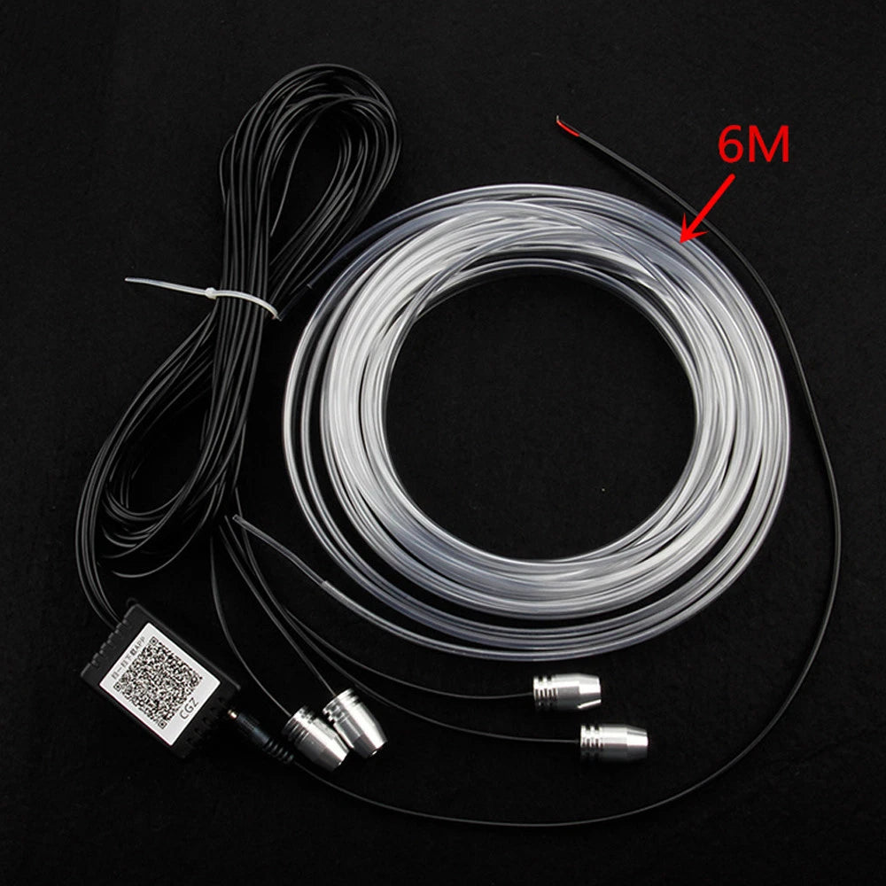 RGB Multi-Color LED Interior Strips for Car (Bluetooth Control)