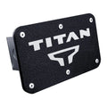 Textured Black Class 3 Trailer Hitch Plug for Nissan Titan T.TITNL.RB