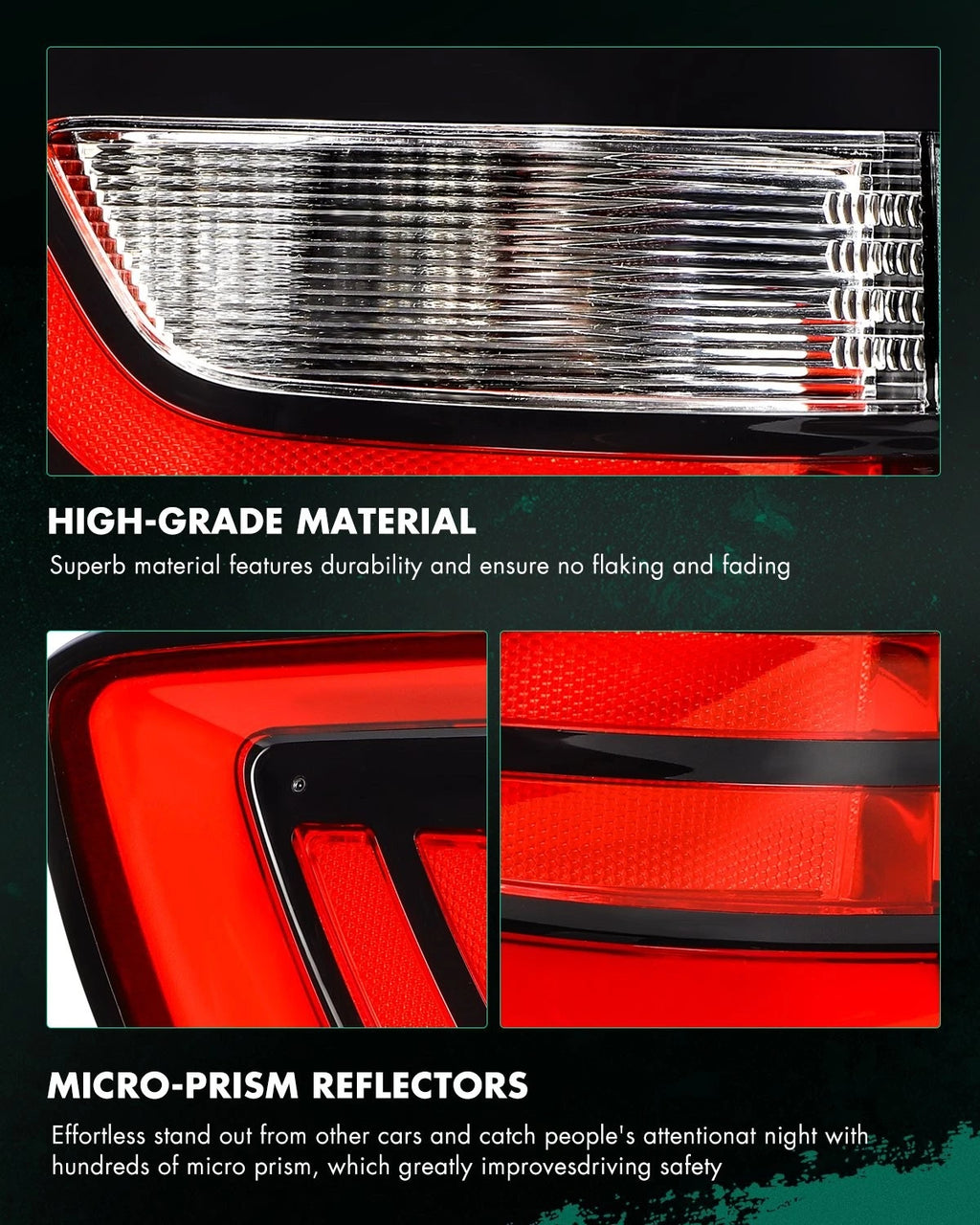LED Tail Lights Assembly Pair for Dodge Durango (2014–2025)
