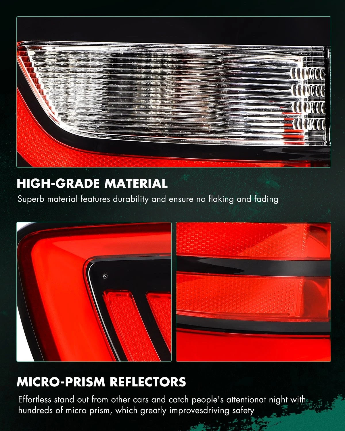 LED Tail Lights Assembly Pair for Dodge Durango (2014–2025)
