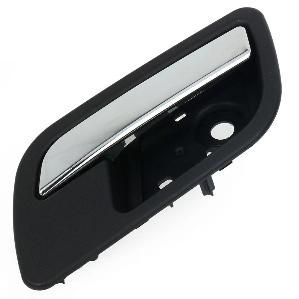 Black and Chrome Interior Rear Right Door Handle for Chevy GMC