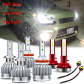 Combo LED Headlight High Low Beam and Fog Light Bulbs Kit for Kia Soul (2012–2013)