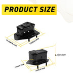 Set of 2 Front Bumper Retainer Brackets for Nissan Versa (2012–2019)