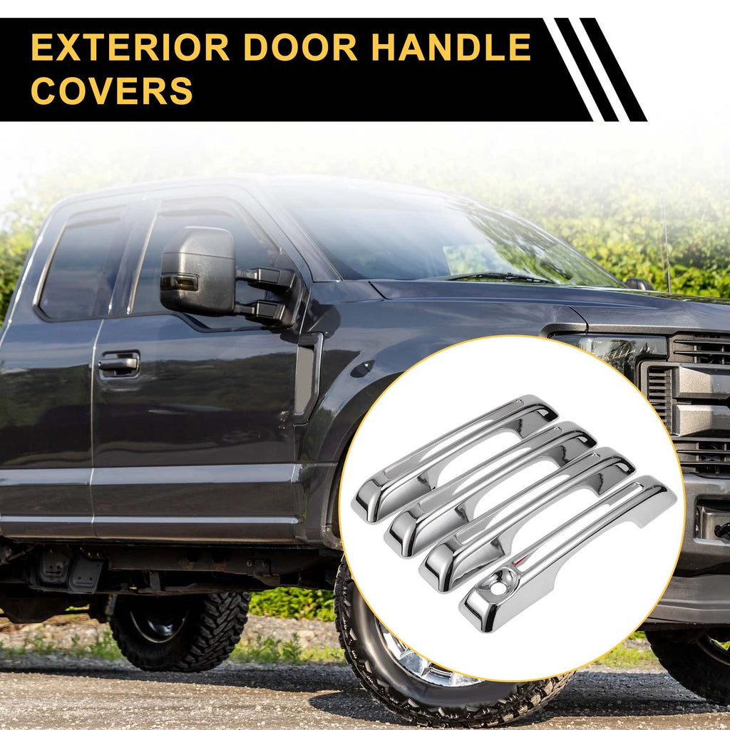 Set of 1 Car Door Handle Protector for Ford Maverick (2022–2023) Silver Tone