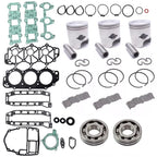 Crankshaft & Power Head Rebuild Kit STD 6H5 for Yamaha 2T 40 50HP (1984–1994)