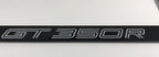 License Plate Frame Black Metal Engraved for Ford Mustang Shelby GT350R (2015–2020)