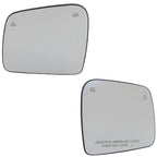 Heated Mirror Glass for Jeep Grand Cherokee Durango (2011–2022) LH RH Blind Spot
