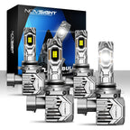 Set of 4 NOVSIGHT 9005 HB3 H11 LED Headlight Bulbs for Conversion Kit