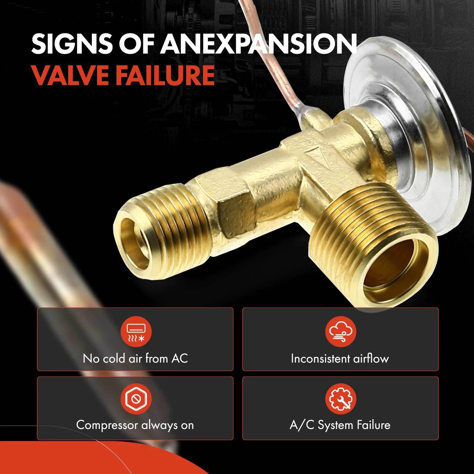 A/C Expansion Valve for Nissan Sentra (1982–1990)