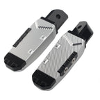 Rear Passenger Footrests Foot Pegs Pedal Pads for Yamaha YZF R1 R6 (2000–2023)