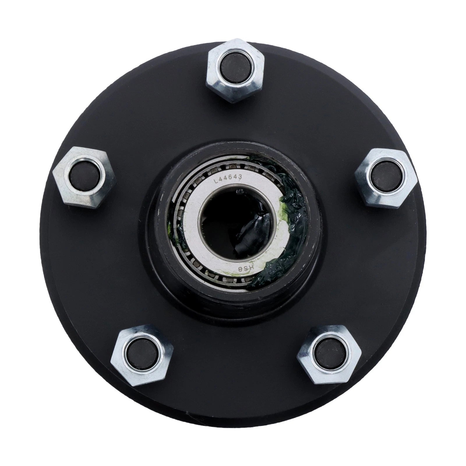 Trailer Hub Kit with 1 Inch I.D. Bearings for 5 Bolt Trailers (Year Range)