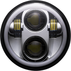 5.75" Headlamp with Mounting Ring - Chrome for Custom Dynamics (PG-575-C)