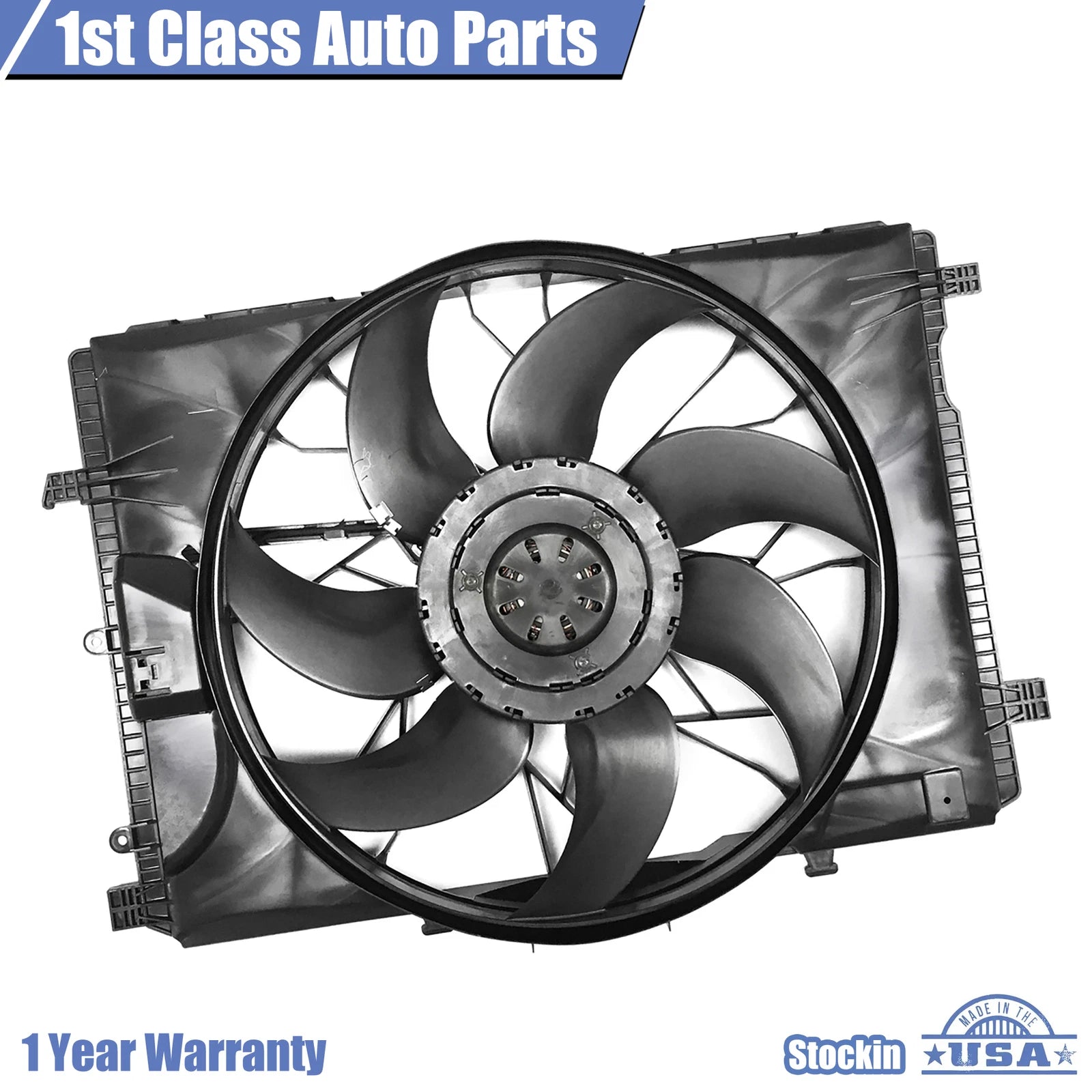 Radiator Cooling Fan for Mercedes Benz C300 GLK350 (2010–2015)