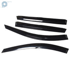 Set of 4 Black Window Visors for Nissan Rogue (2014–2019)