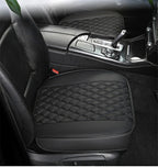 Black PU Leather Front Seat Cover Cushion for Car SUV (Universal)