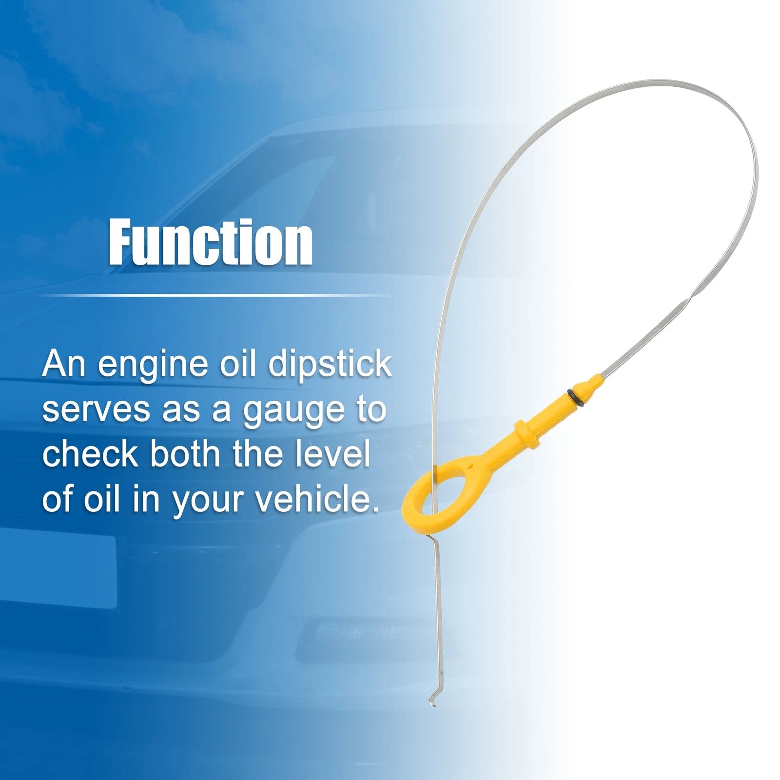 Engine Oil Dipstick for Toyota Yaris L LE SE 1.5L L4 (2006–2011) No. 15301-21040