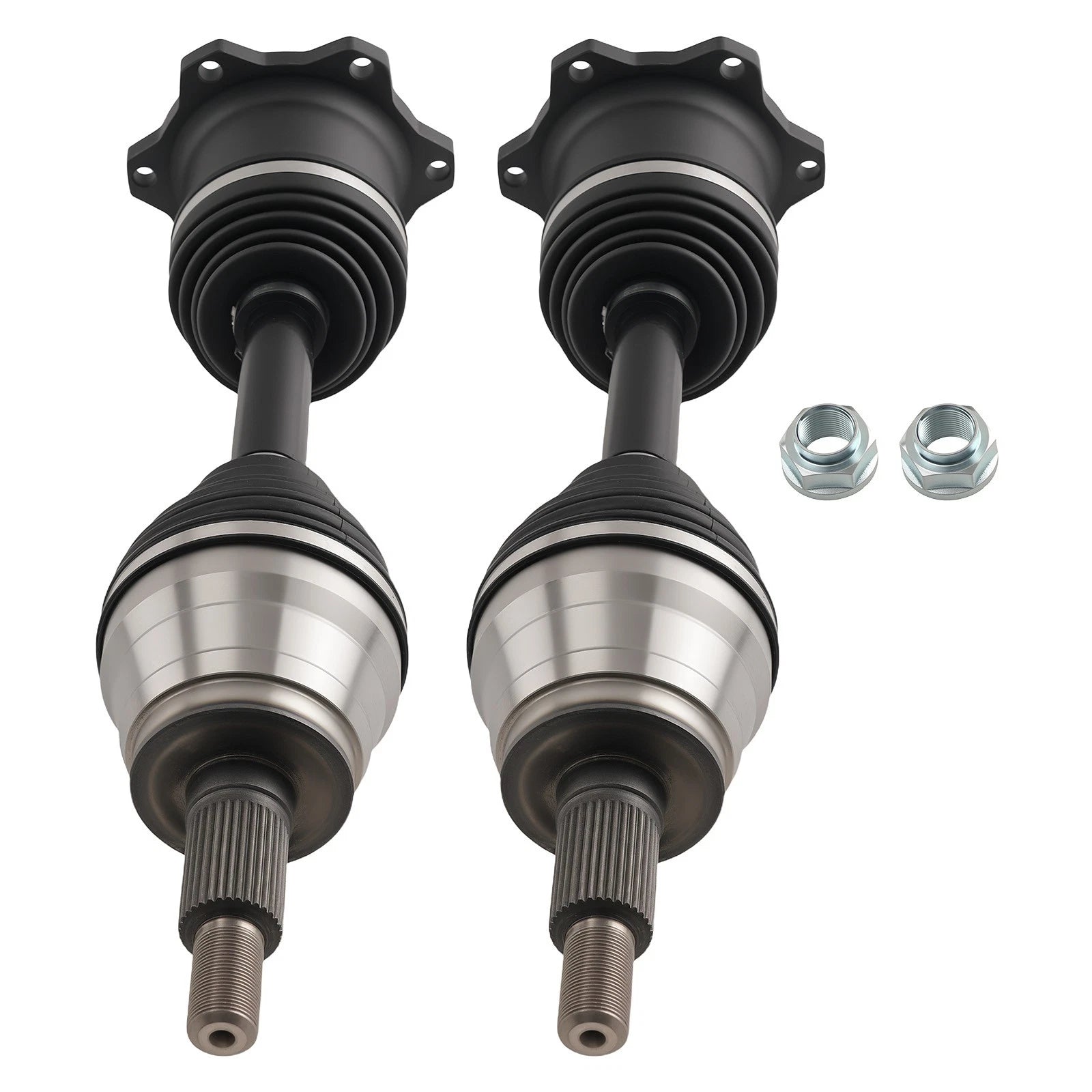 Pair Front CV Axle for GMC Chevy Silverado Sierra 1500 2500 3500 H2 4WD