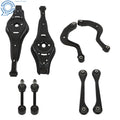 Set of 8 Rear Upper & Lower Control Arms w/ Bushing for Volkswagen Eos (2007–2008)