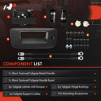 Tailgate Hardware Rebuild Kit with Cable for Chevy Silverado GMC