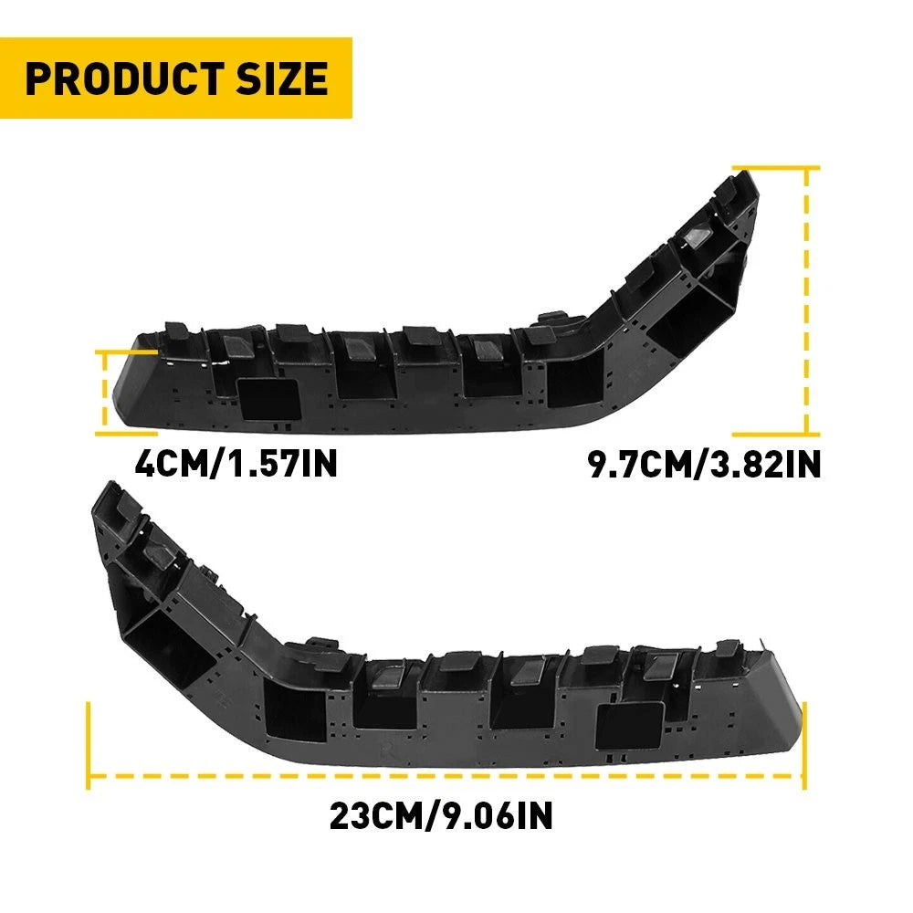 Set of 2 Front Bumper Retainer Brackets for Honda Civic Sedan (2016–2021)