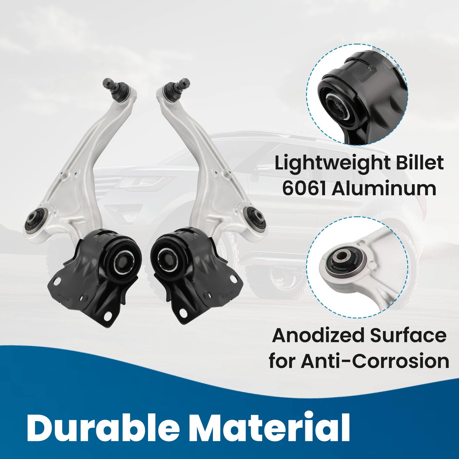 2X Front Lower Control Arm with Ball Joint for Ford Fusion (2013-2020)