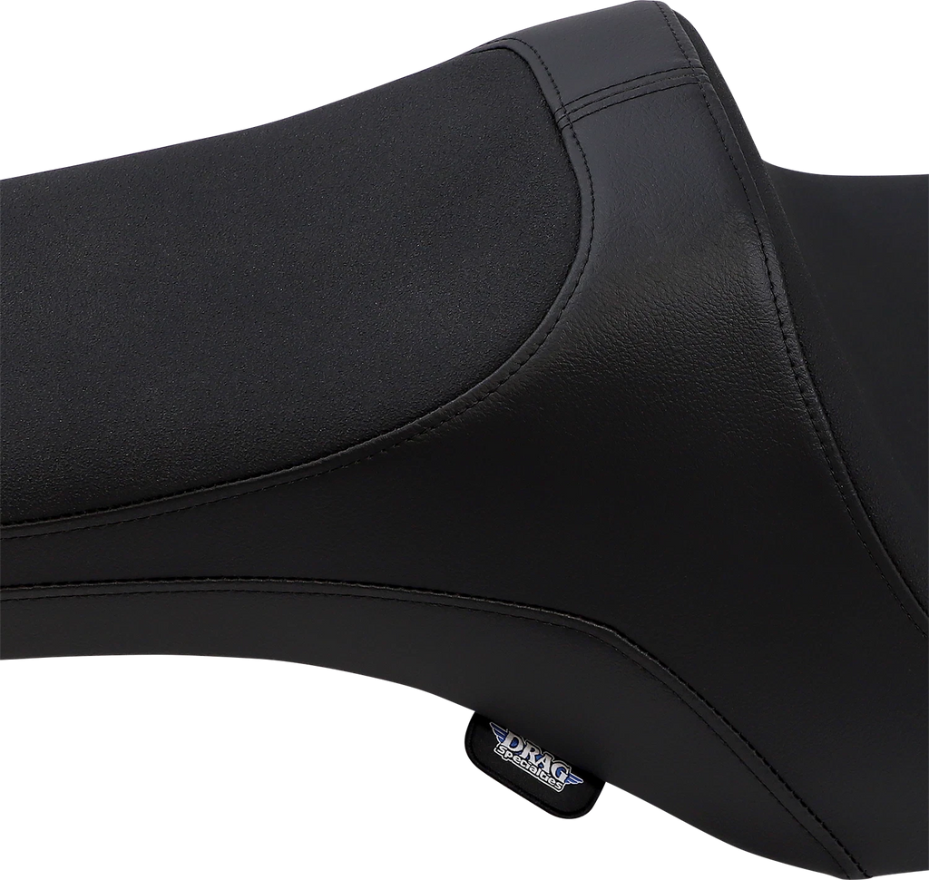 Predator III Slip Stop Seat for Harley FL (Smooth, Black)