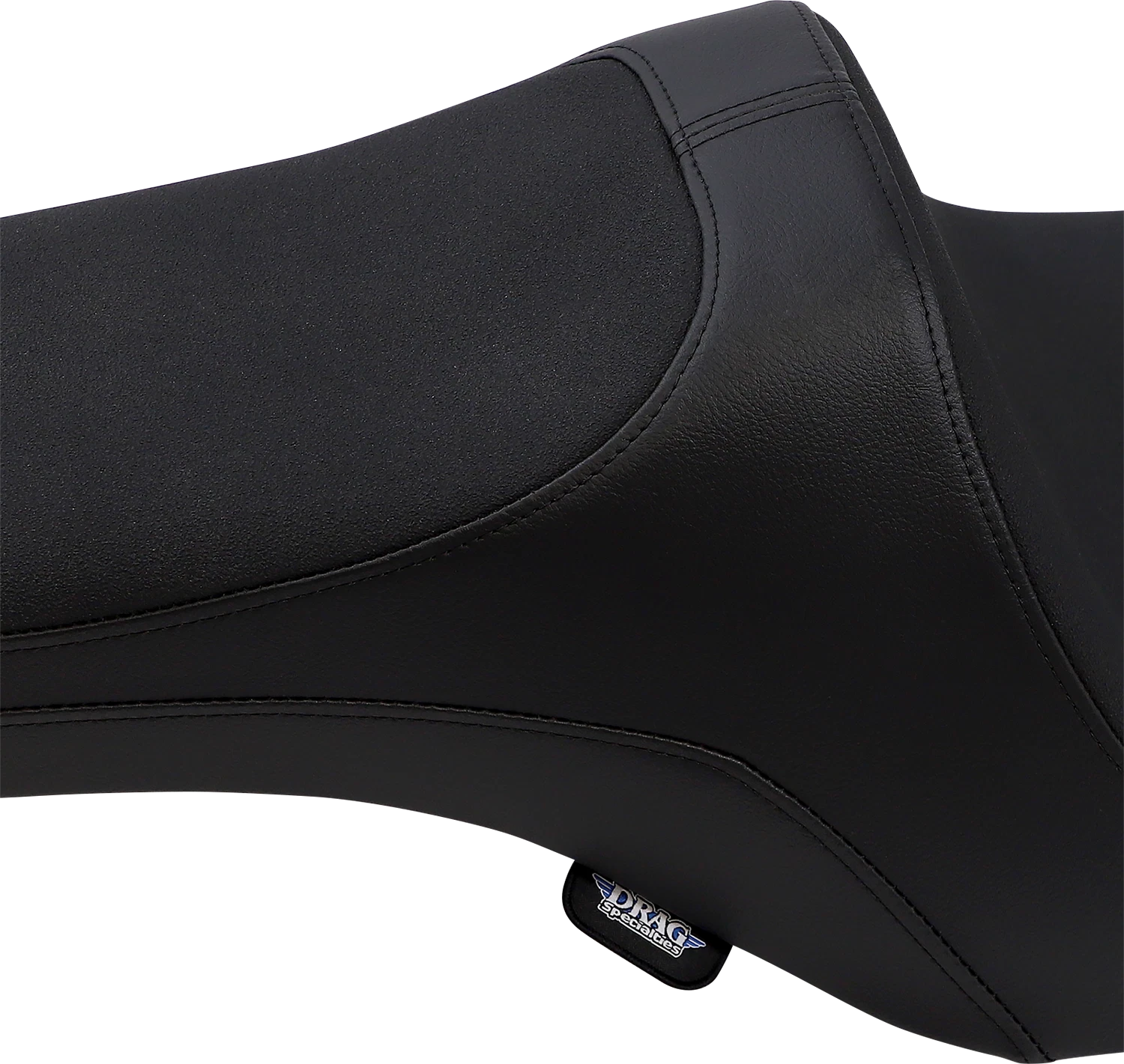 Predator III Slip Stop Seat for Harley FL (Smooth, Black)