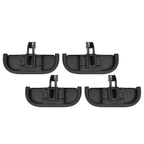 Set of 4 Running Boards Side Steps for Jeep Wrangler JK (2007–2018)