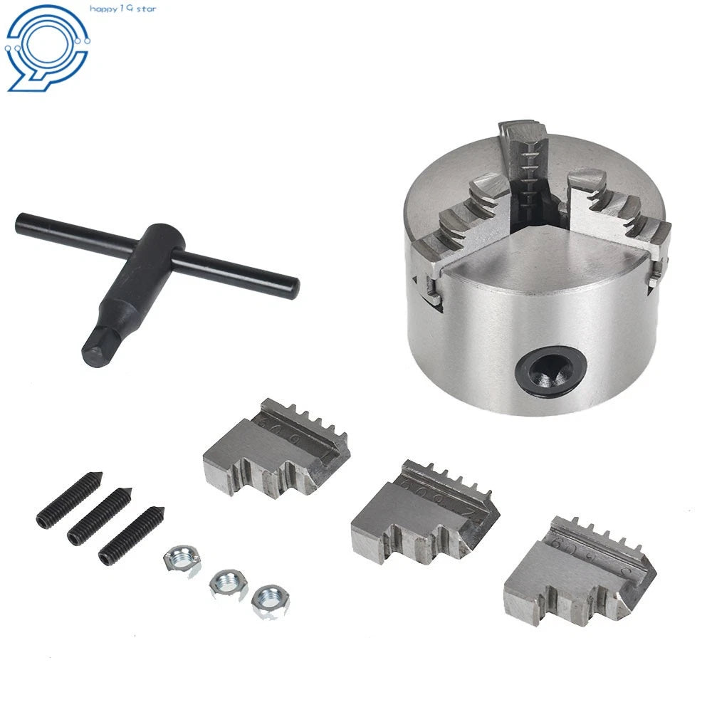 3" 80MM 3 Jaw Lathe Chuck K11 80 for CNC Milling Machine