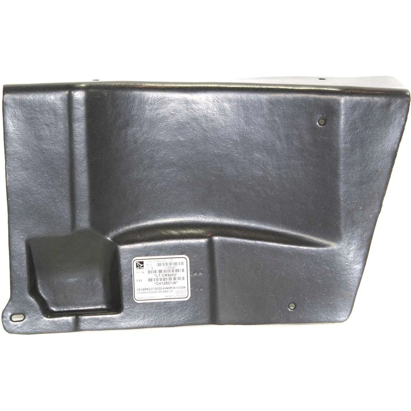 Set of 2 Engine Splash Shields for Driver & Passenger Side