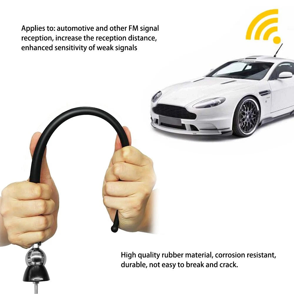 Rubber Waterproof Radio Antenna for ATV UTV Car Yacht